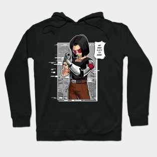 Cyber android Hoodie